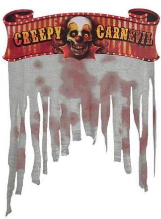 Deurgordijn 137cm. Creepy Carnevil