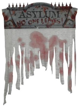 Deurgordijn 137cm. NO ONE LEAVES