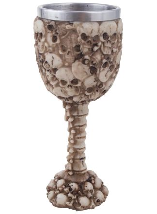 Luxe kelk Skulls 18cm.