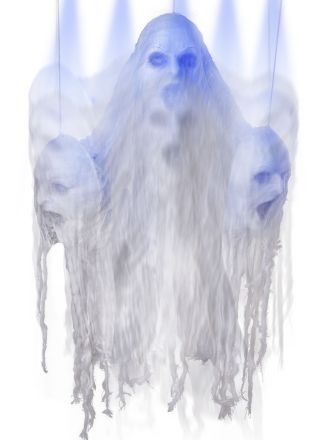 3 Zwevende hoofden met animatie