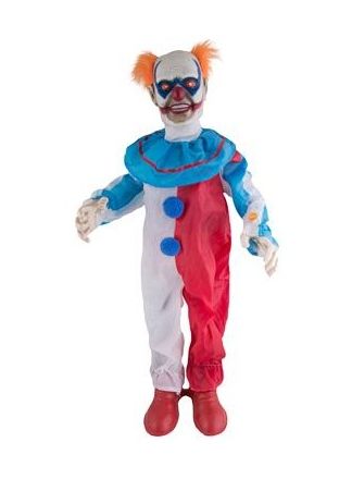 Halloween animated Clown pop 95cm.