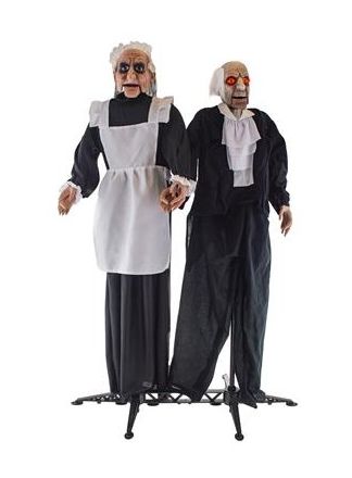Halloween animated Butler en dienstmeid
