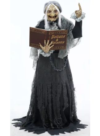 Halloween Prop Librarian with light