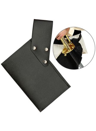 Zwarte zwaard holster letherlook