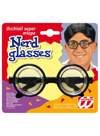 Bril jampotglas nerd  plastic
