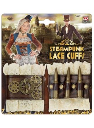 Steampunk kanten polsbandjes