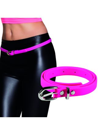 80's riem neon roze