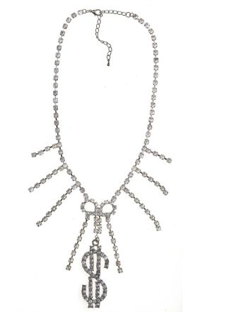 Halsband strass dollar