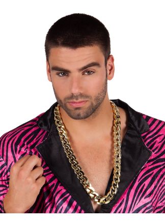 Gouden mega schakelketting van plastic