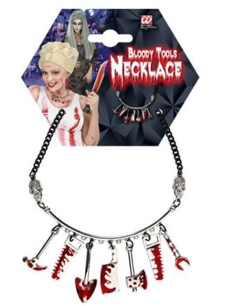 Halloween ketting met bloed