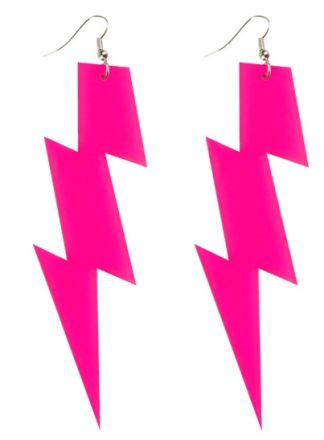 Roze Oorbellen Flash