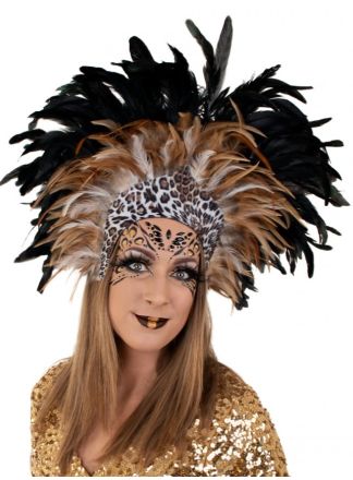 Veren carnavals hoofdtooi Pantera