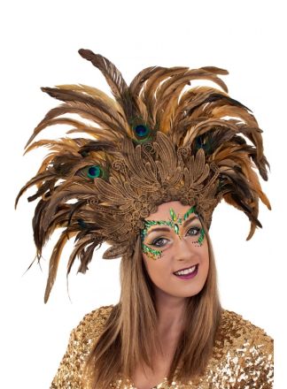 Veren hoofdtooi Rio de Janeiro bruin