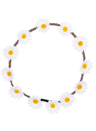 Jaren 60 bloemen diadeem