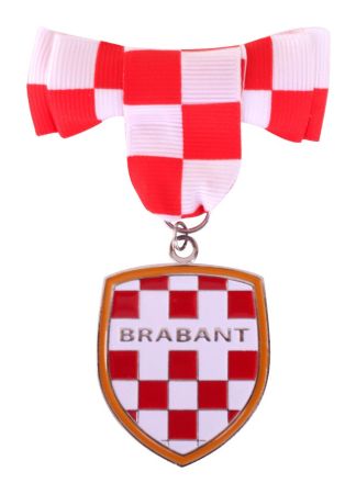 Brabant strikje met embleem (speld)