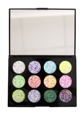 PXP Palette "Le Printemps" chunky glitter 12kleur 1.5gram