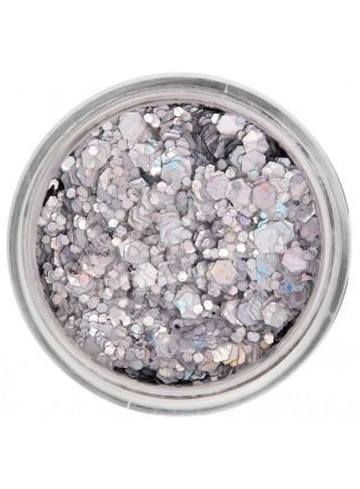 PXP chunky glitter SILVER LINING 10ml.