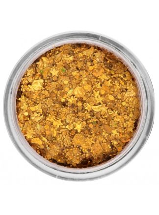 PXP chunky glitter GOLD MELLOW 10ml.
