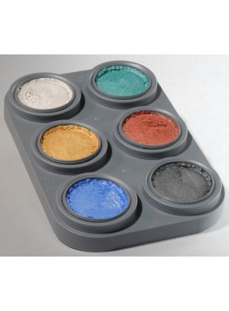 Palet parlemoer water make-up 6 kleur