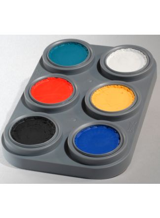 Palet GRIMAS water make-up basis 6kleur