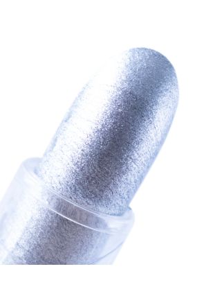 Grimas lipstick Metallic pure zilver 7-01 3,5 gram
