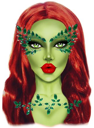 Poison adhesive face jewels