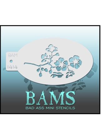 Schmink-sjabloon Bad Ass BAM stencil 1414