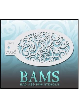 Bad Ass BAM stencil 2028