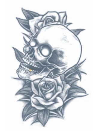 Nep Tattoo FX Skulls and Roses