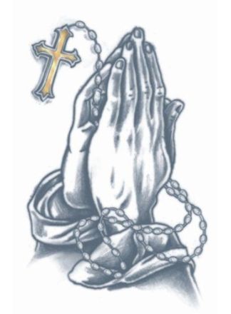 Nep Tattoo FX Praying Hands