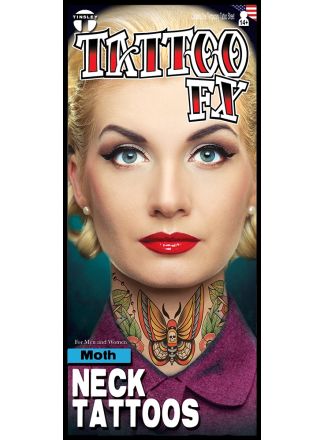 Nep Tattoo FX Neck - Moth