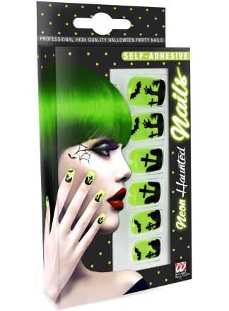 Set 12 zelfklevende Zombie nagels