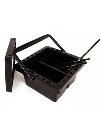 PXP penselen reinigingsbakje ZWART