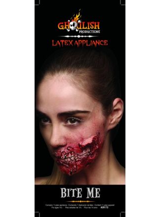 Ghoulish latex Bite Me