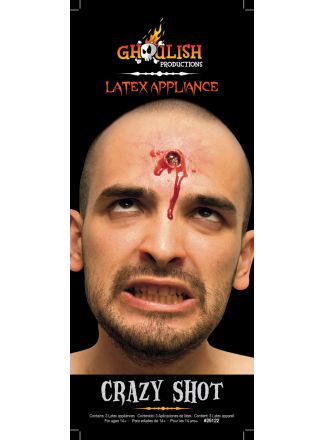 Ghoulish latex Crazy Shot 3stuks