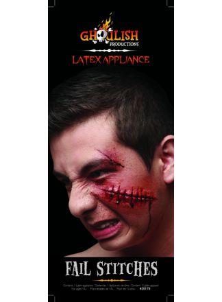 Ghoulish latex Fail Stitches