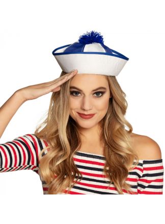 Peppie en Kokki muts blauw-wit