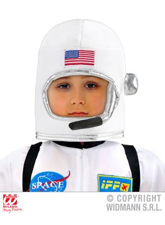 Astronauten helm voor kind stof klein