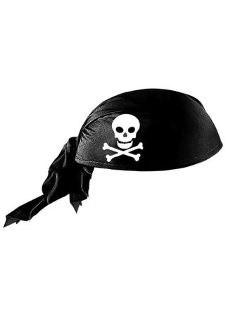 Zwarte Piratenmuts met doodskop