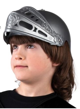 Ridderhelm kind zilver plastic