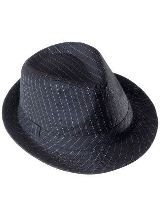 Hoed gangster zwart streep