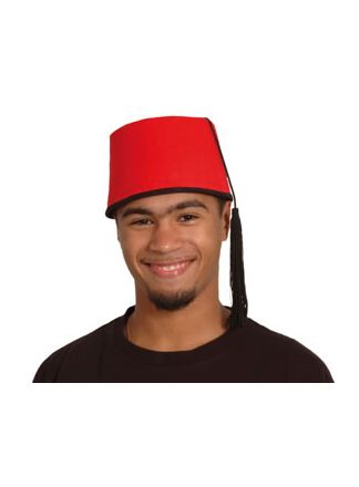 Turkse fez rood met kwast