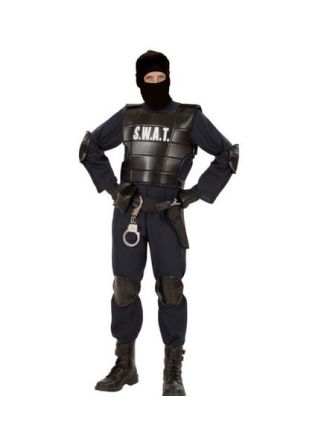 Swat Officier kostuum 9dlg.