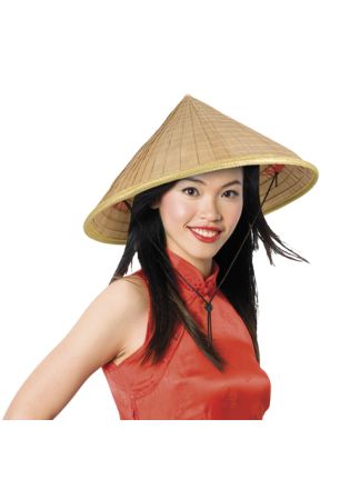 Chineese hoed van stro