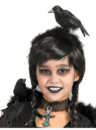 Heks diadeem met kleine kraai kind