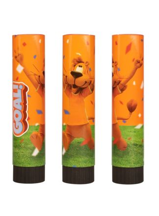 Oranje Loeki Confetti shooter 20cm.