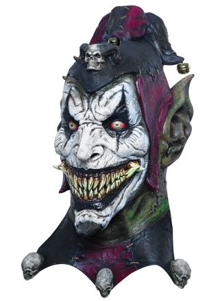 Halloween Horror Clown Masker Jesterblin