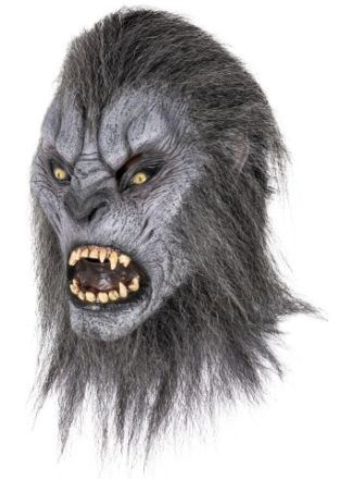Halloween Masker Grey Wolfman