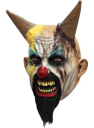 Halloween Killer Clown Masker Hells Cream