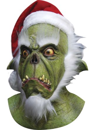 Halloween masker Green Santa ( The Grich)